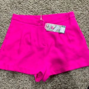 Hot pink shorts size large